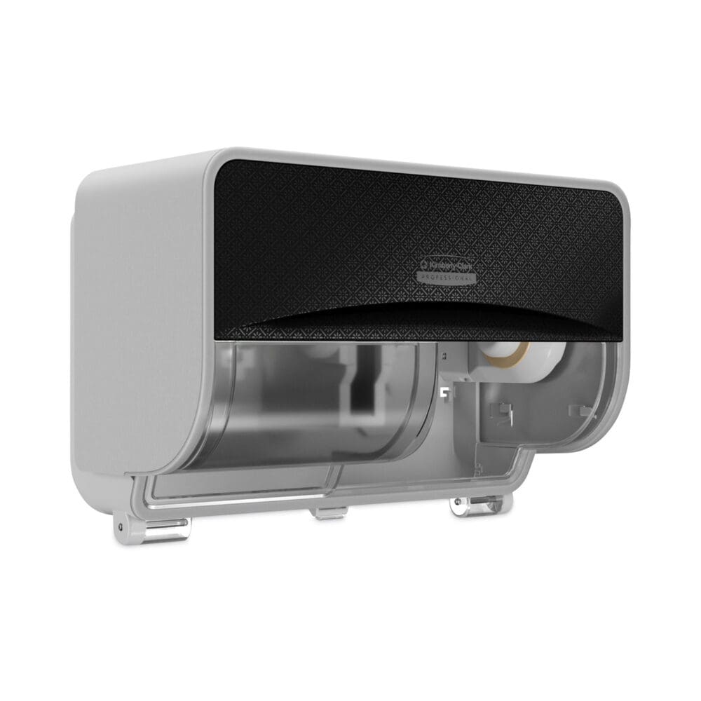 ICON Coreless Standard Roll Toilet Paper Dispenser, 8.43 x 13 x 7.25, Black Mosaic - Image 4