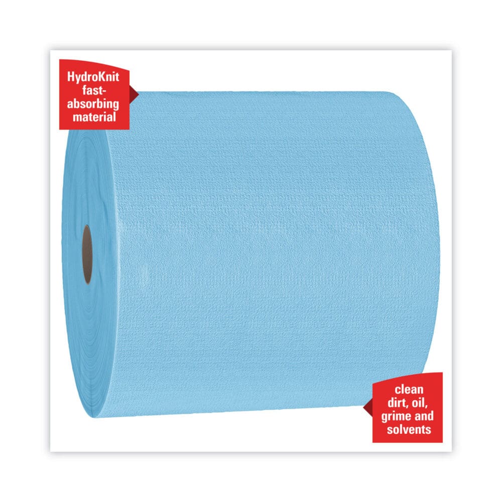 X70 Cloths, Jumbo Roll, 12.4 x 12.2, Blue, 870/Roll - Image 2