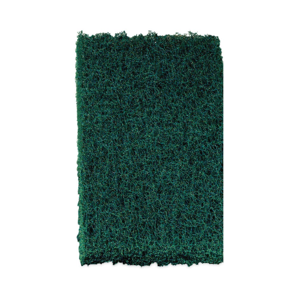 Heavy-Duty Scour Pad, 3.8 x 6, Green, 10/Carton - Image 2