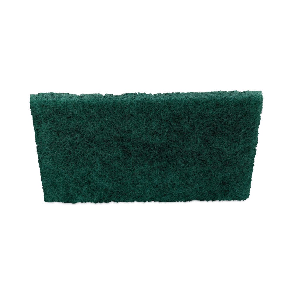 Heavy-Duty Scour Pad, 3.8 x 6, Green, 10/Carton - Image 13