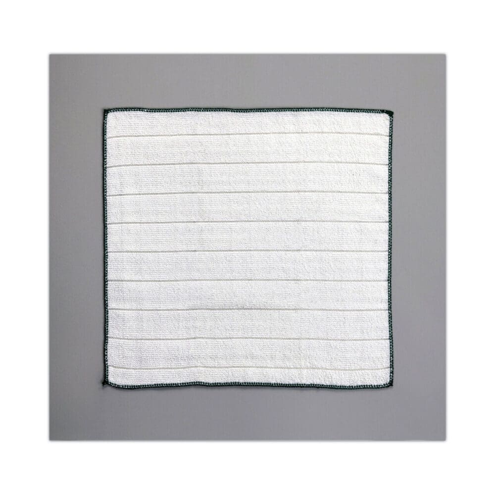 Kitchen Cleaning Cloth, Microfiber, 11.4 x 12.4, White, 2/Pack, 12 Packs/Carton - Image 4