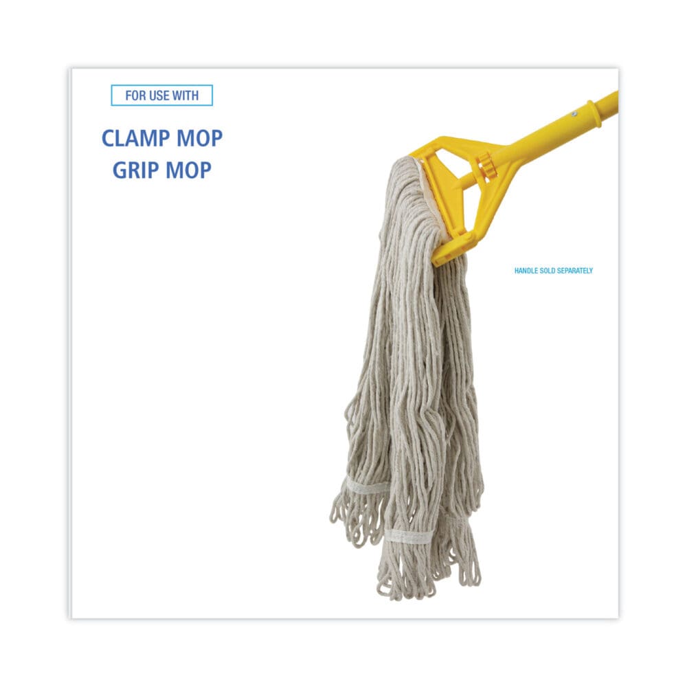 Pro Loop Web/Tailband Wet Mop Head, Cotton, 12/Carton - Image 2