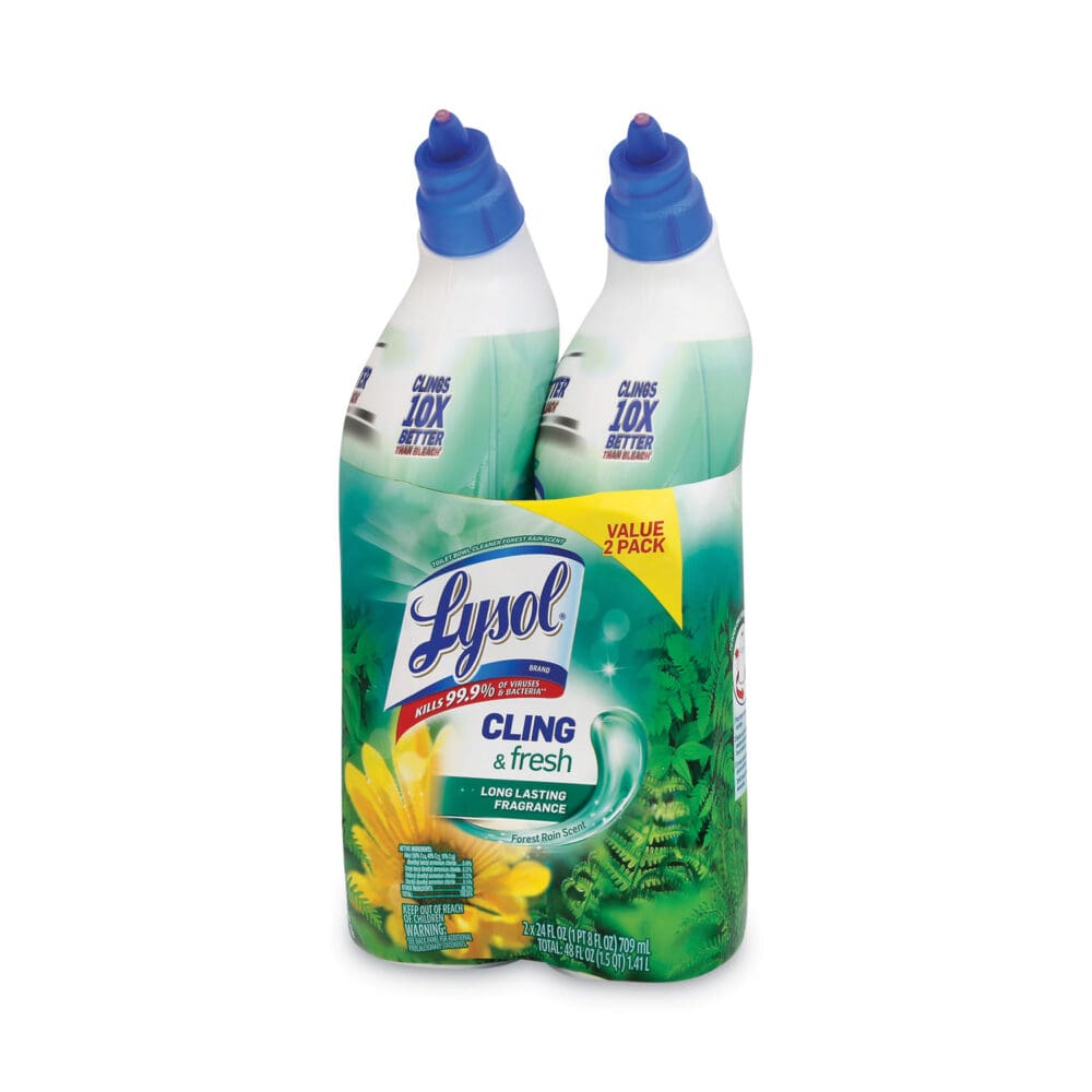 Cling and Fresh Toilet Bowl Cleaner, Forest Rain Scent, 24 oz, 2/Pack - Image 6