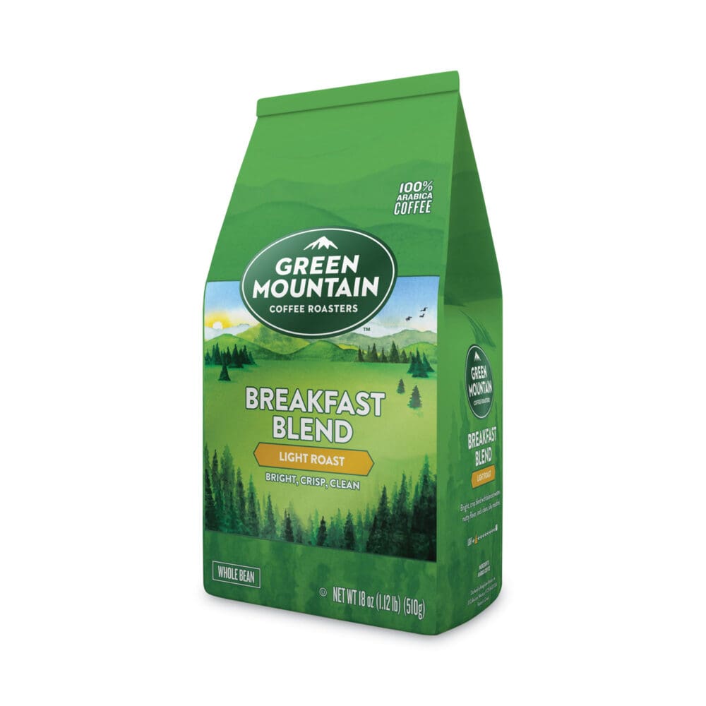 Breakfast Blend Whole Bean Coffee, 18 oz Bag - Image 2