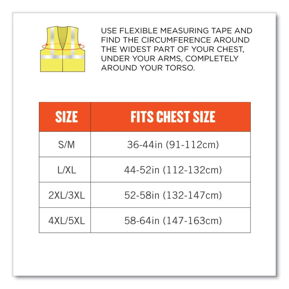 GloWear 8261FRHL Class 2 Dual Compliant FR Hook and Loop Safety Vest, Small/Medium, Lime, Ships in 1-3 Business Days - Image 8