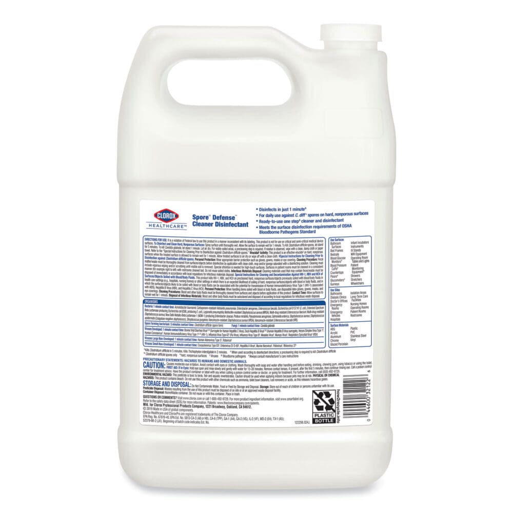 Spore Defense, Closed System, 1 gal Bottle, 4/Carton - Image 10