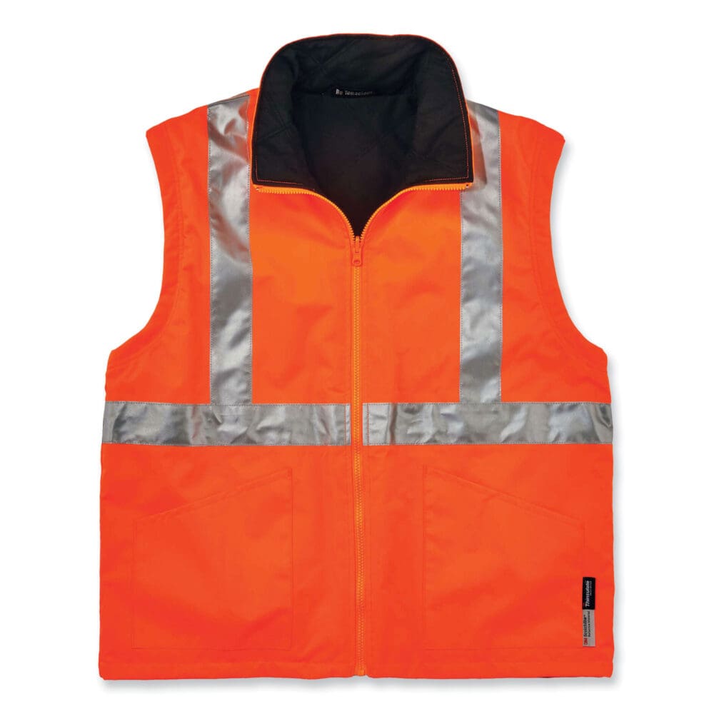 GloWear 8385 Class 3 Hi-Vis 4-in-1 Jacket, 5X-Large, Orange, Ships in 1-3 Business Days - Image 5