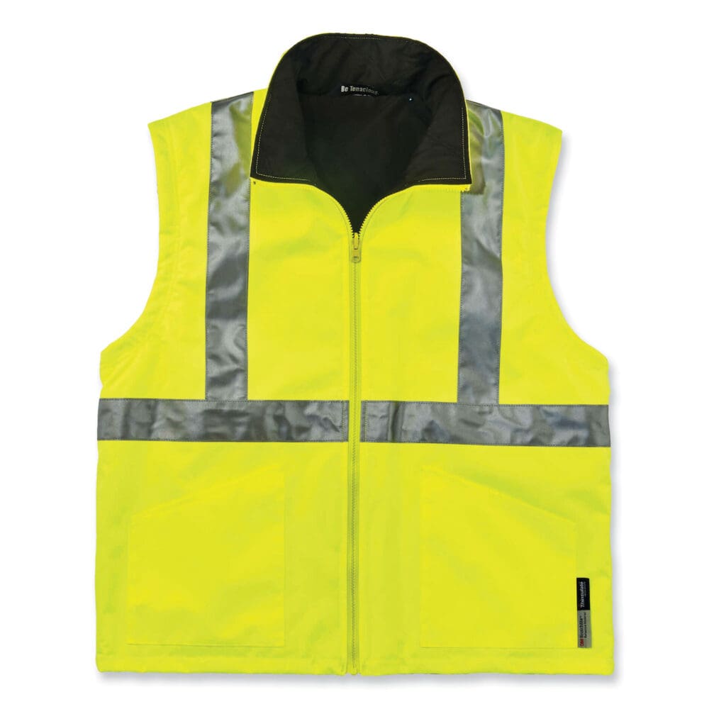 GloWear 8385 Class 3 Hi-Vis 4-in-1 Jacket, X-Large, Lime, Ships in 1-3 Business Days - Image 4