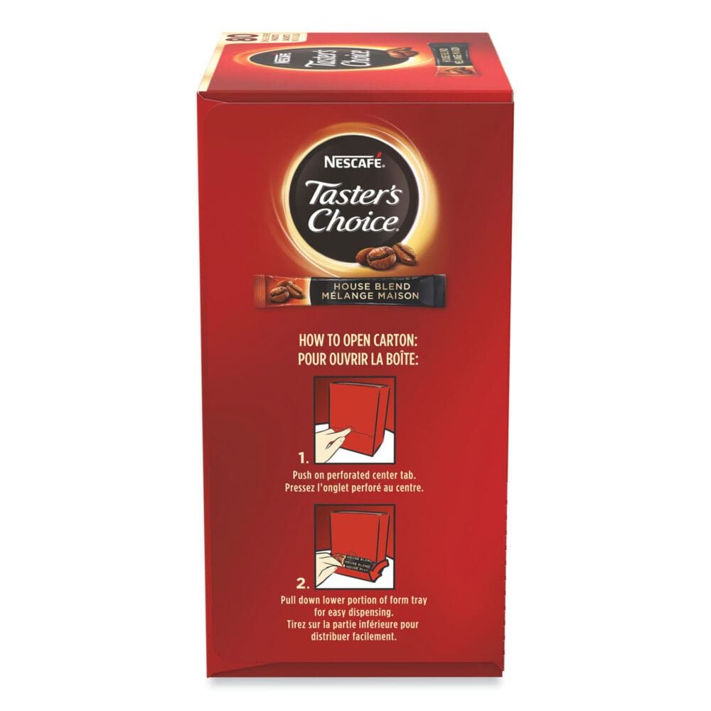 Taster's Choice Stick Pack, House Blend, .06 oz, 480/Carton - Image 2