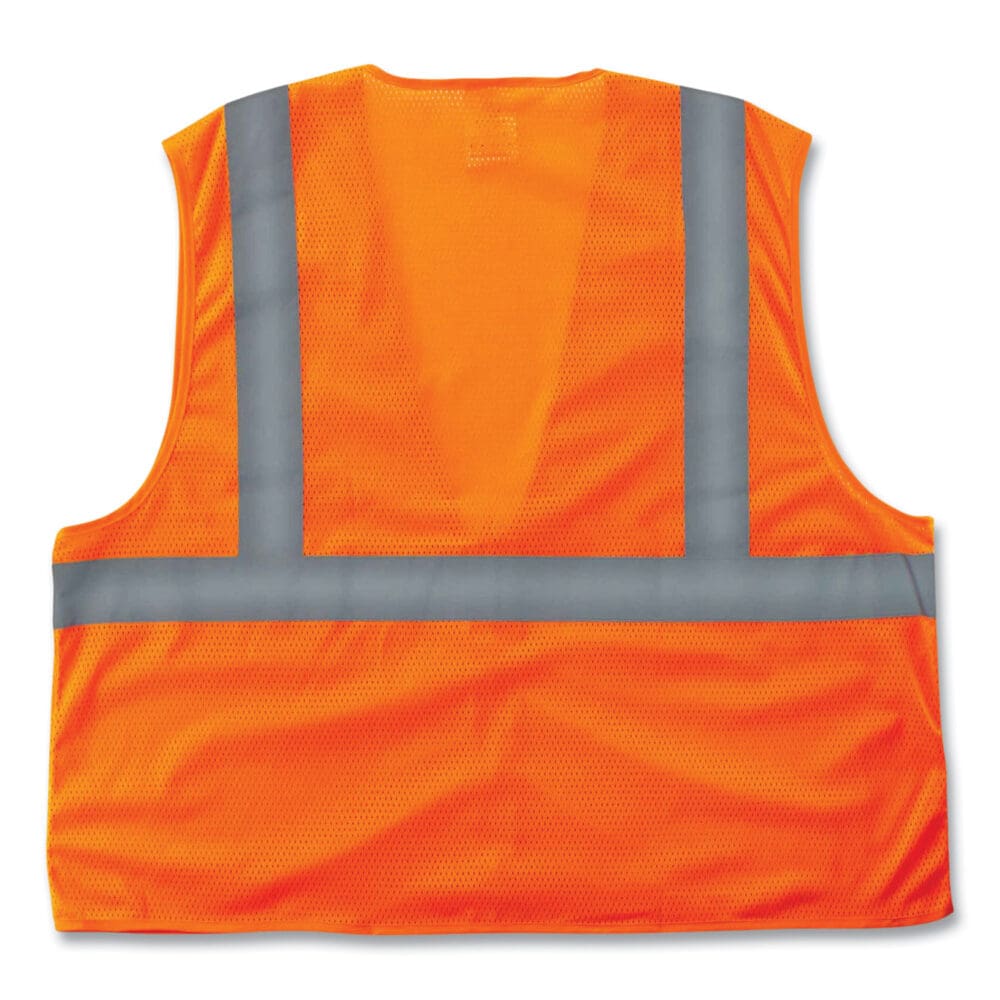 GloWear 8205Z Class 2 Super Economy Mesh Vest, Polyester, Orange, 4X-Large/5X-Large, Ships in 1-3 Business Days - Image 3