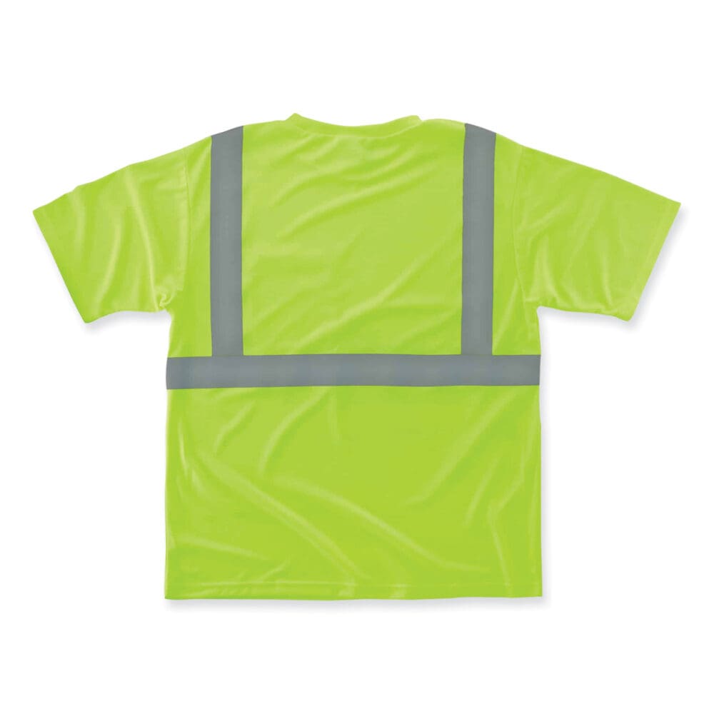 GloWear 8289 Class 2 Hi-Vis T-Shirt, Polyester, Lime, 5X-Large, Ships in 1-3 Business Days - Image 3