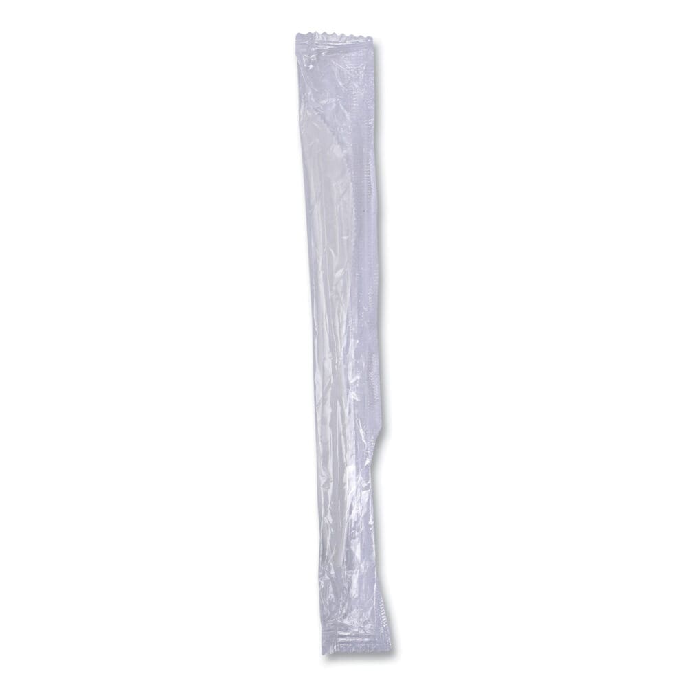 Mediumweight Wrapped Polypropylene Cutlery, Knives, White, 1,000/Carton - Image 6