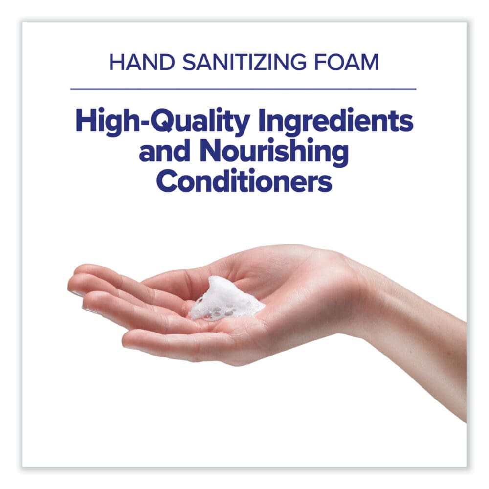 Advanced Hand Sanitizer Foam, For ES6 Dispensers, 1,200 mL Refill, , Clean Scent 2/Carton - Image 2