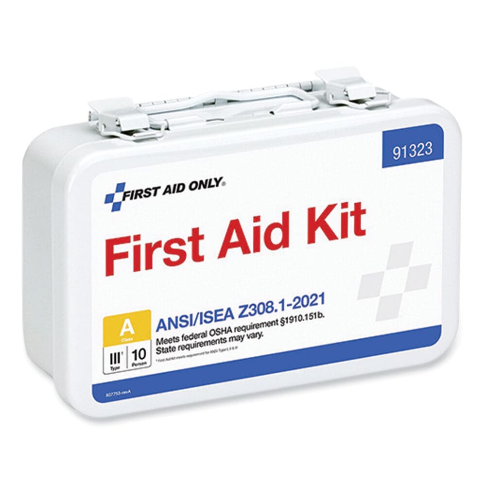 ANSI 2021 First Aid Kit for 10 People, 76 Pieces, Metal Case - Image 6