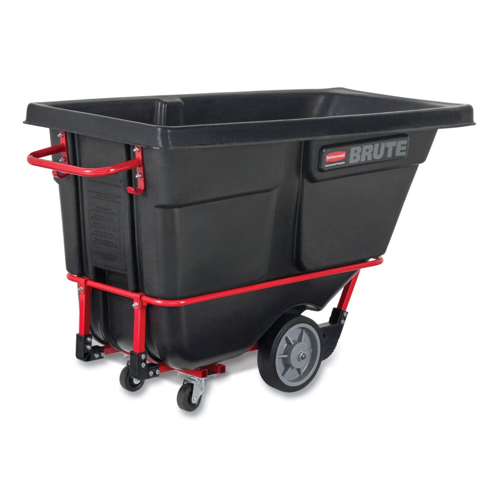 Rotomolded Tilt Truck, 202 gal, 1,250 lb Capacity, Plastic, Black - Image 6