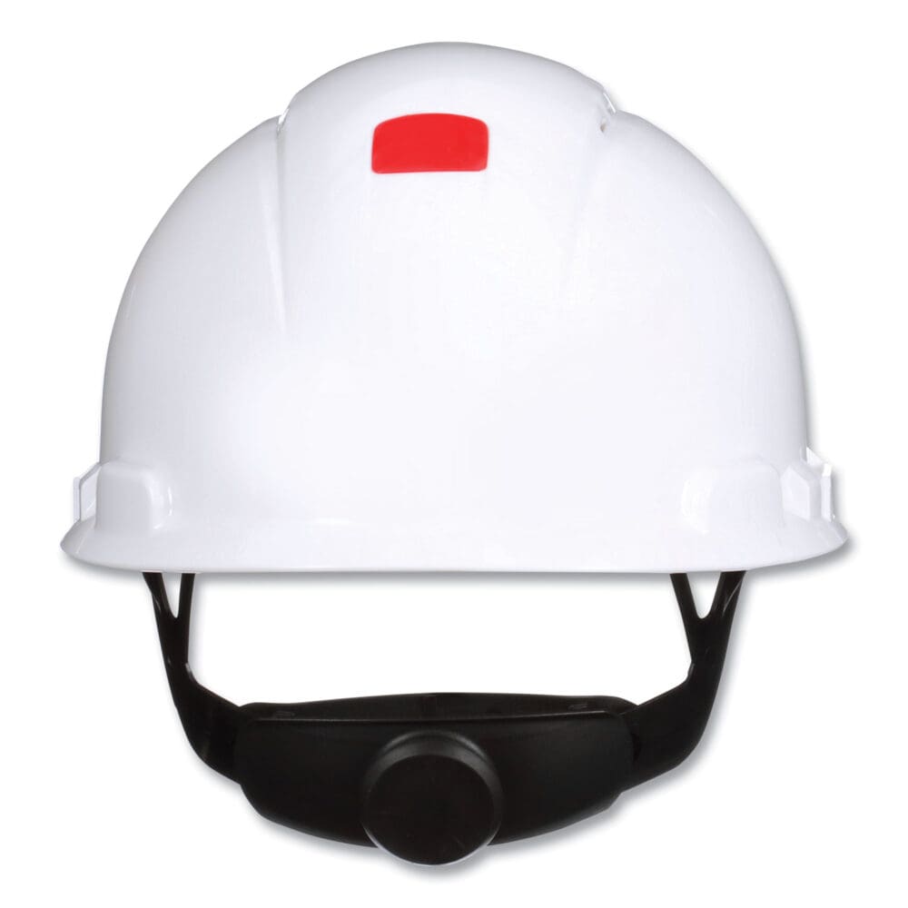 SecureFit H-Series Hard Hats, H-700 Front-Brim Cap with UV Indicator, 4-Point Pressure Diffusion Ratchet Suspension, White - Image 3