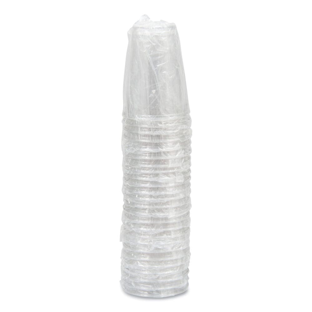 Ultra Clear PETE Cold Cups, 10 oz, Individually Wrapped, 25/Sleeve, 20 Sleeves/Carton - Image 2