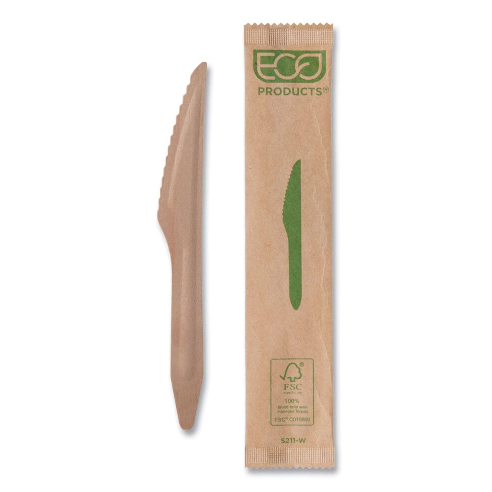 Wood Cutlery, Knife, Natural, 500/Carton - Image 6