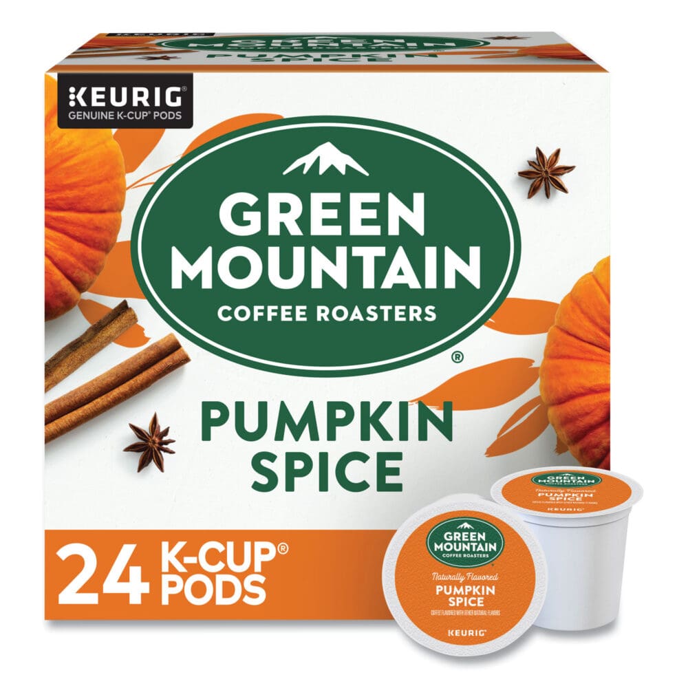 Fair Trade Certified Pumpkin Spice Flavored Coffee K-Cups, 96/Carton - Image 6