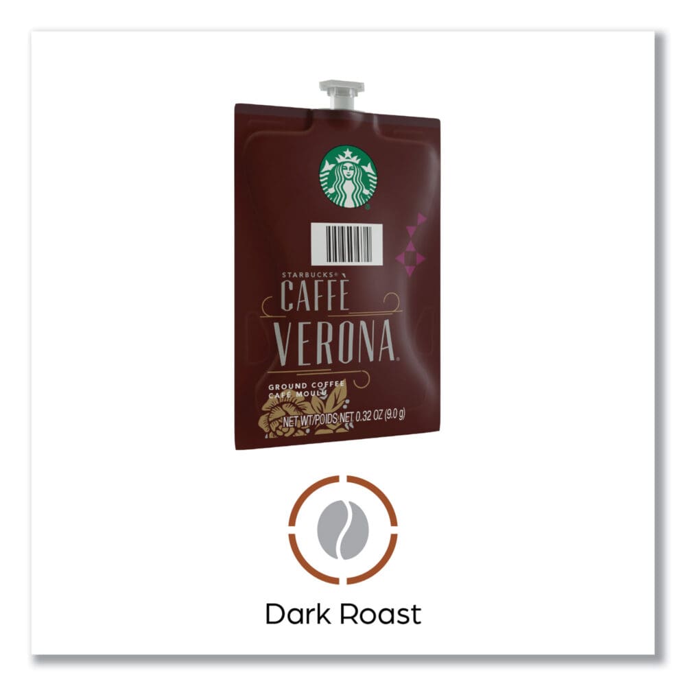 Starbucks Caffe Verona Coffee Freshpack, Caffe Verona, 0.32 oz Pouch, 76/Carton - Image 6