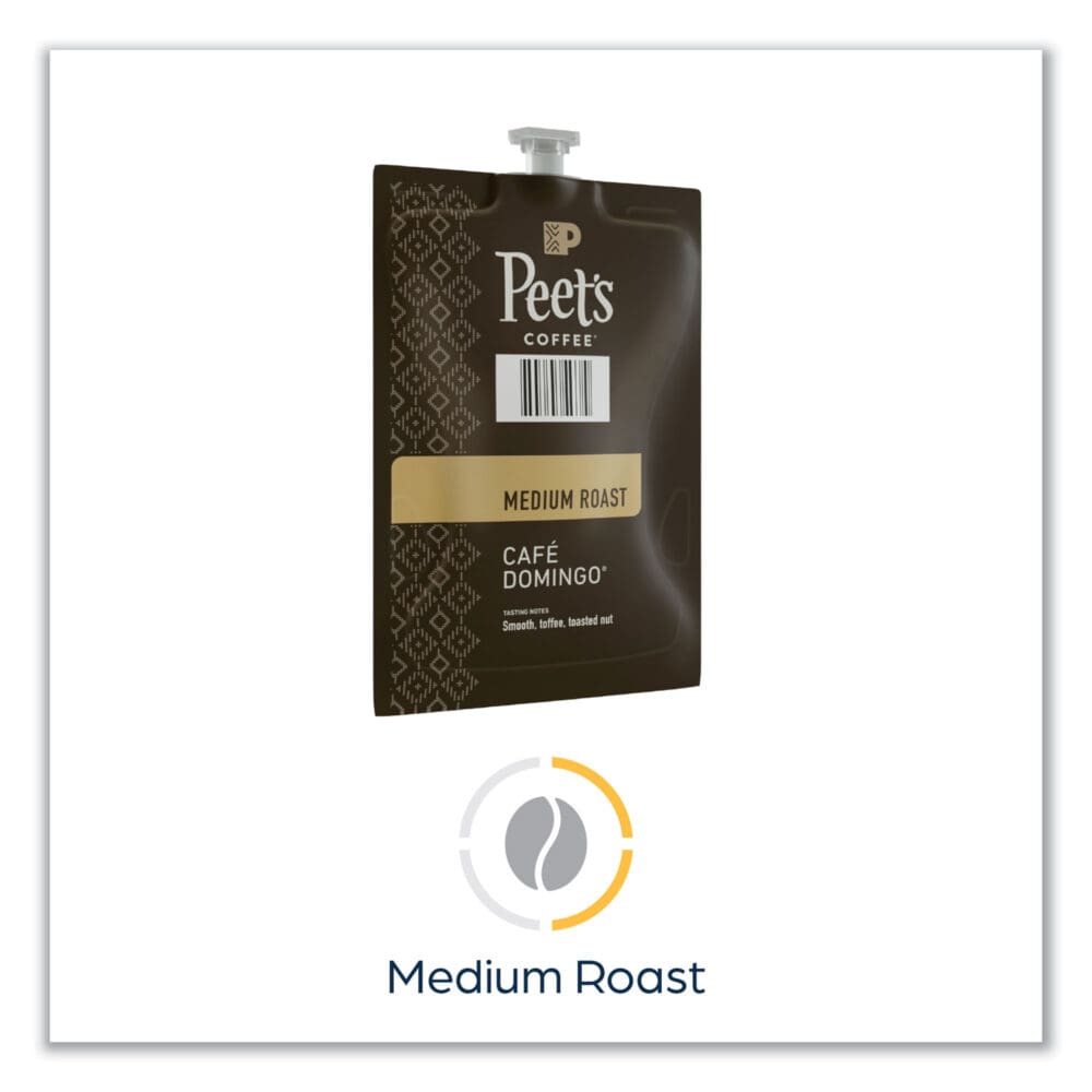 Peet's Coffee Cafe Domingo Freshpack, Cafe Domingo, 0.35 oz Pouch, 76/Carton - Image 8