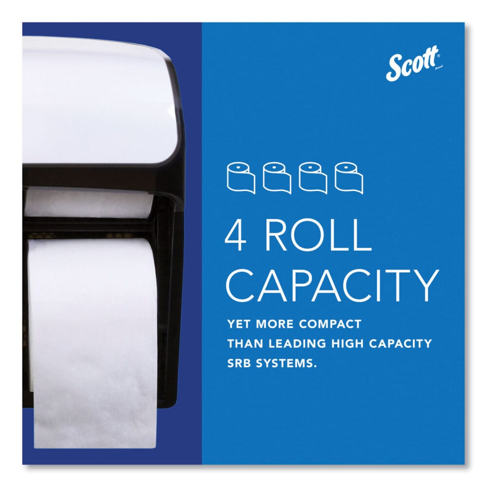 Pro High Capacity Coreless SRB Tissue Dispenser, 11.25 x 6.31 x 12.75, White - Image 6