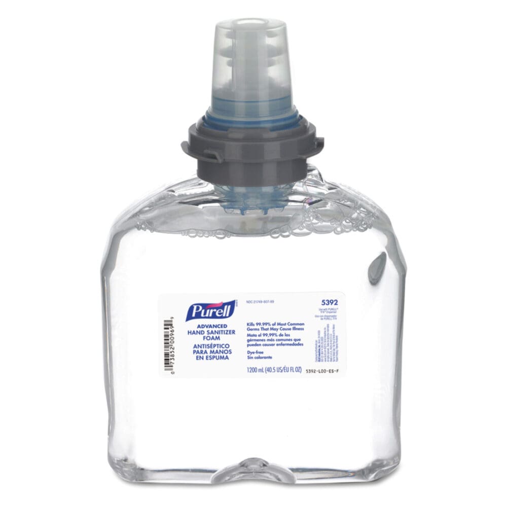 Advanced Hand Sanitizer TFX Refill, Foam 1,200 mL, Unscented