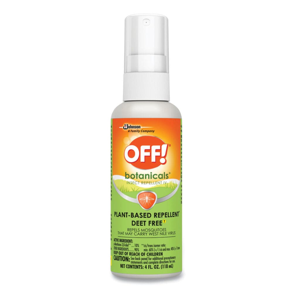 Botanicals Insect Repellent, 4 oz Bottle, 8/Carton