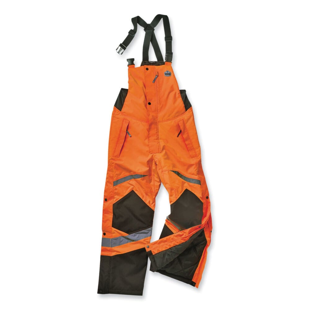 GloWear 8928 Class E Hi-Vis Insulated Bibs, 5X-Large, Orange, Ships in 1-3 Business Days