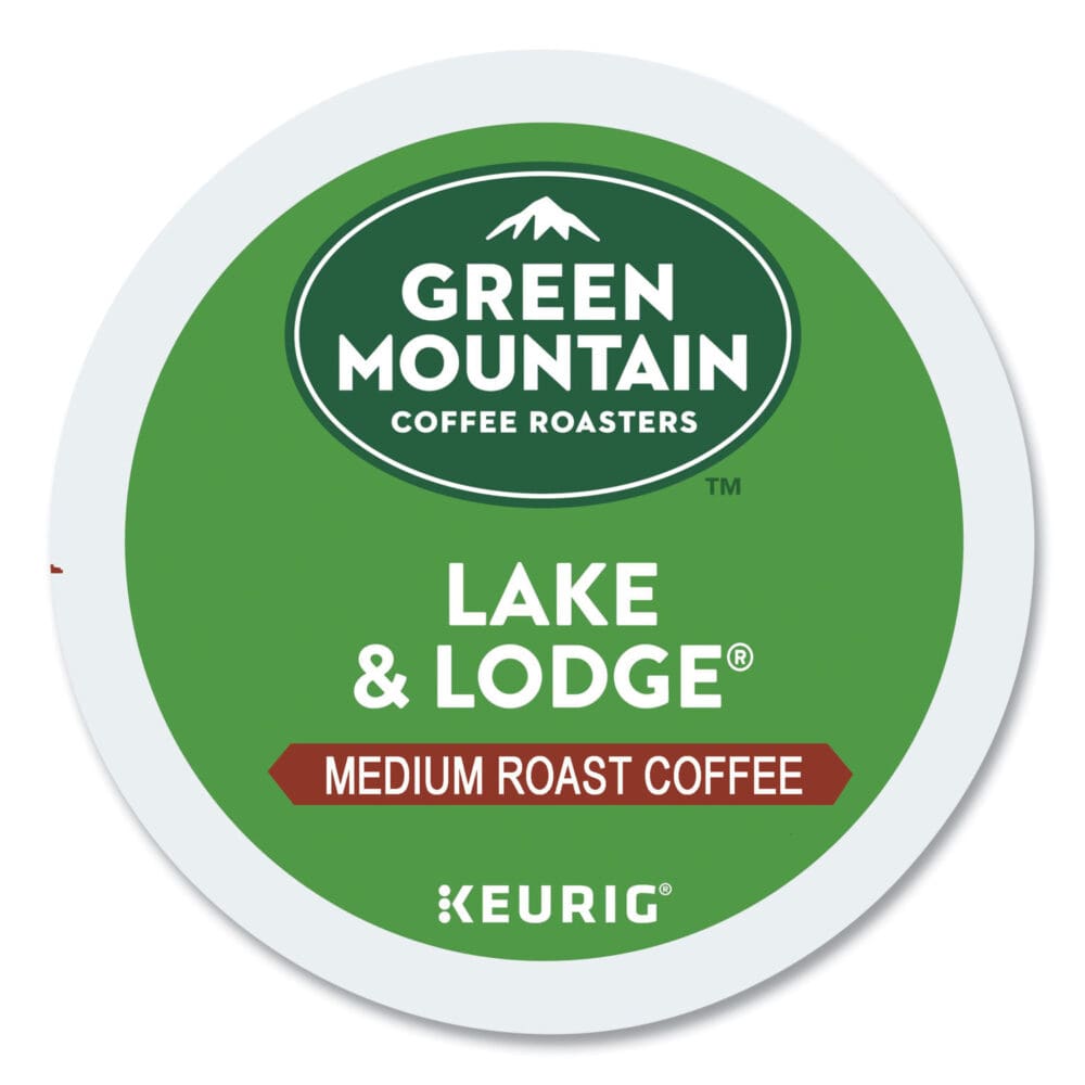 Lake and Lodge Coffee K-Cups, Medium Roast, 96/Carton