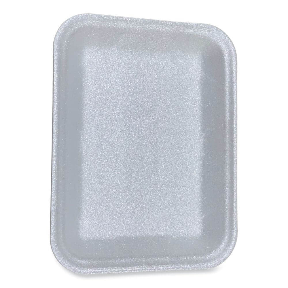 Meat Trays, #4D, 9.47 x 7.12 x 1.32, White, 500/Carton