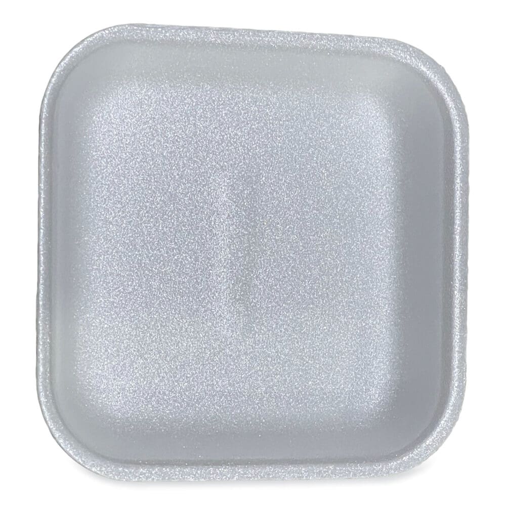 Meat Trays, #1, 5.38 x 5.38 x 1.07, White, 500/Carton