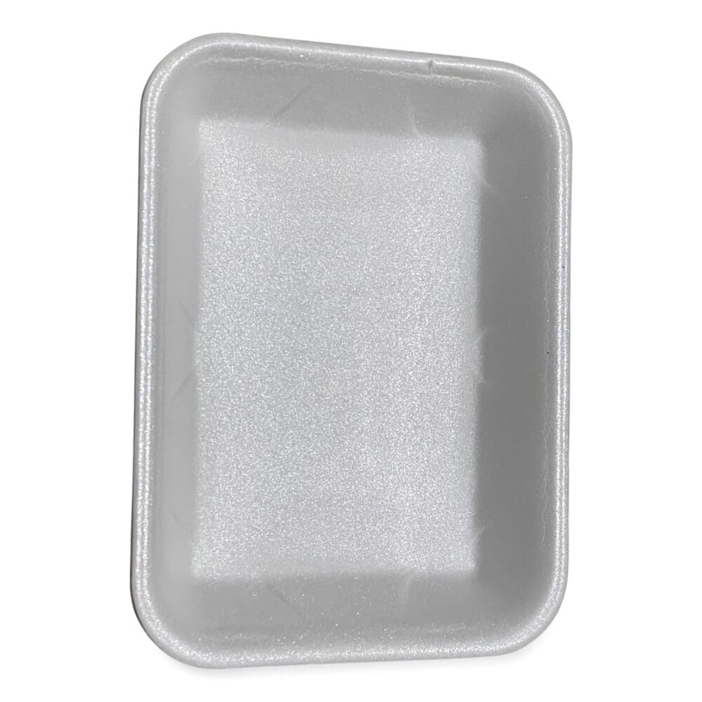 Meat Trays, #4P, 9.5 x 7.19 x 1.2, White, 500/Carton