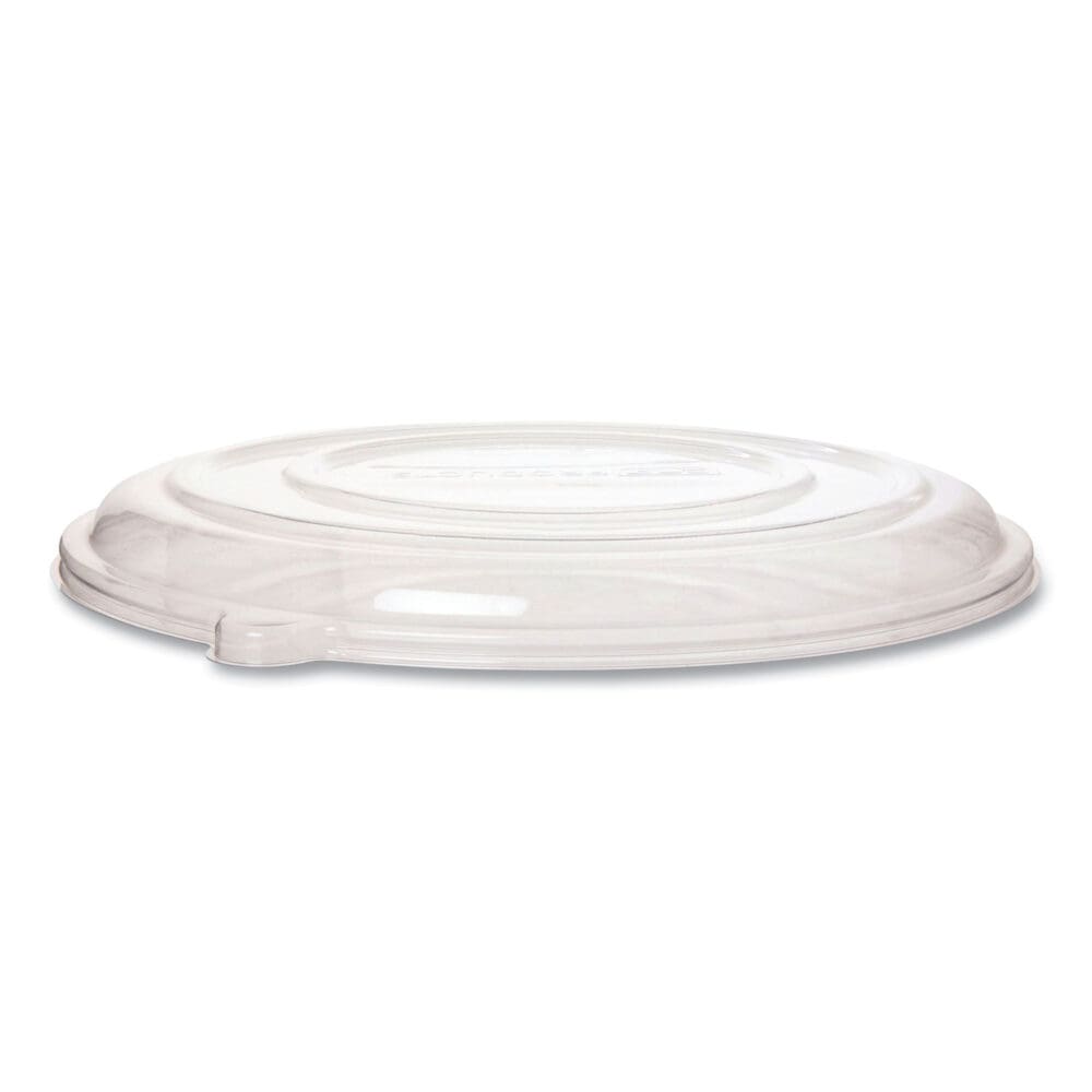 100% Recycled Content Pizza Tray Lids, 16 x 16 x 0.2, Clear, Plastic, 50/Carton